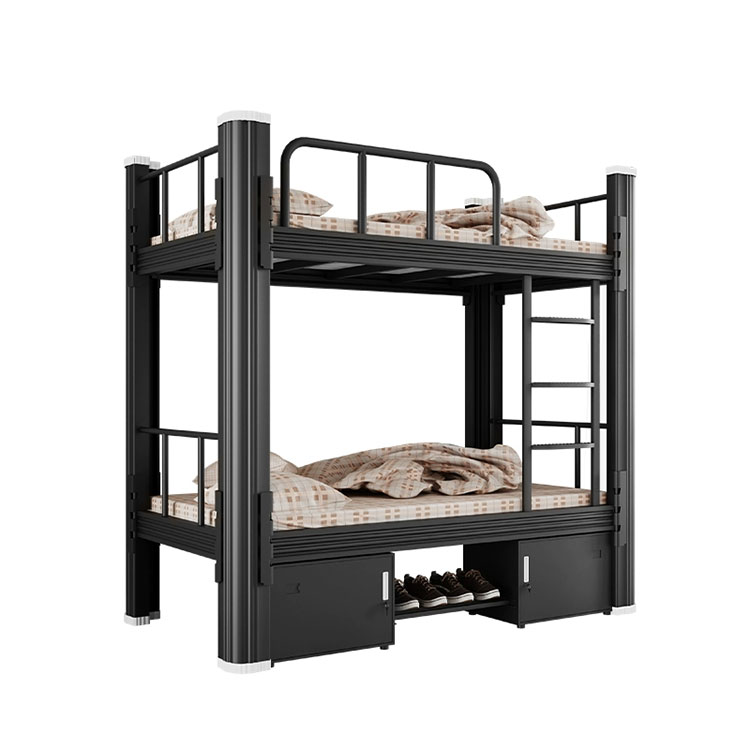 Industrial Heavy Duty Steel Bunk Bed with Storage Lockers | 1.2mm Thickness Full KD Design for School & Staff Dormitories - Image 2
